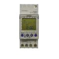 Horloge digitale rail DIN, 230 V AC, 1 contact inverseur (58 pas)