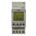 Horloge digitale rail DIN, 230 V AC, 2 contacts inverseurs (58 pas)