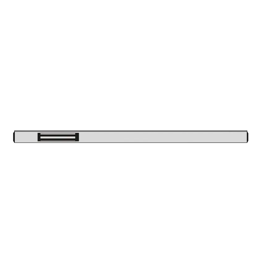 Tube électromagnétique horizontal série 300 Kg, 12 ou 24V, avec 2 contacts inverseurs