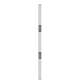 Tube électromagnétique vertical série 2 x 550 Kg, 24 ou 48V, avec 2 contacts inverseurs