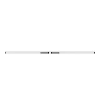 Tube électromagnétique horizontal série 2 X 550 Kg, 12 ou 24V, avec 2 contacts inverseurs