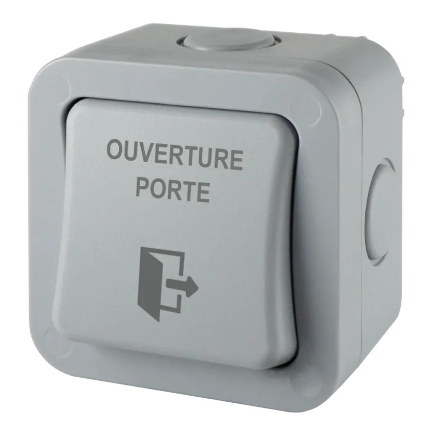 Bouton poussoir IP 66, en applique