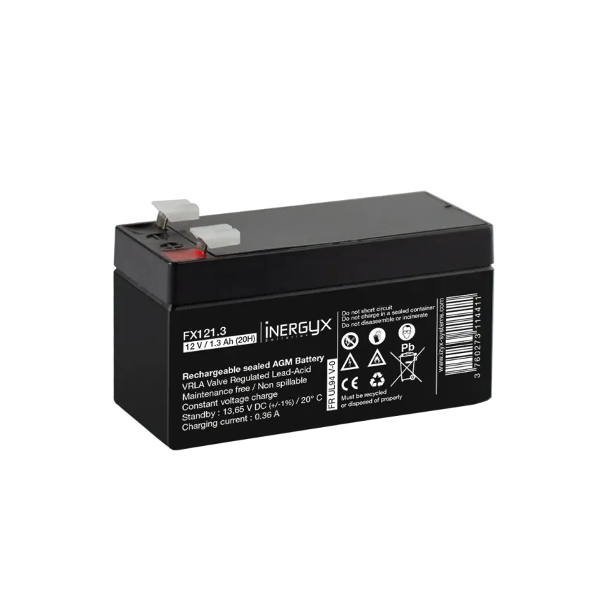 Batterie rechargeable VRLA 12V 1,3Ah