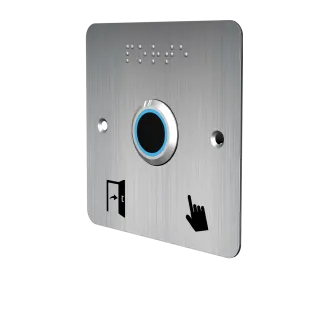 Capteur infrarouge, Ø 19 mm, sans contact sur plaque carrée, 12 à 24 V