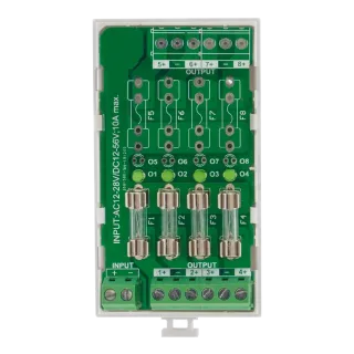 Carte multivoies fusiblées 12V/24V