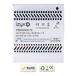 NDR 24V/75W/3,2A Alimentations Sur Rail DIN - NDR-75-24