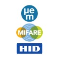EM MARIN 125Khz et MIFARE (Classic, DESFire, Ultralight) 13,56 Mhz et HID Proximity 26-37 bits