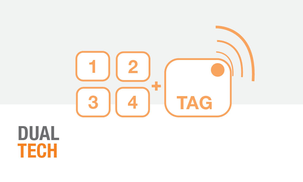 controle d'accès Dual Tech