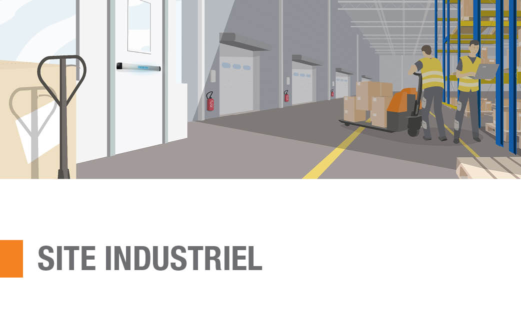 Contrôle d'accès - site industriel