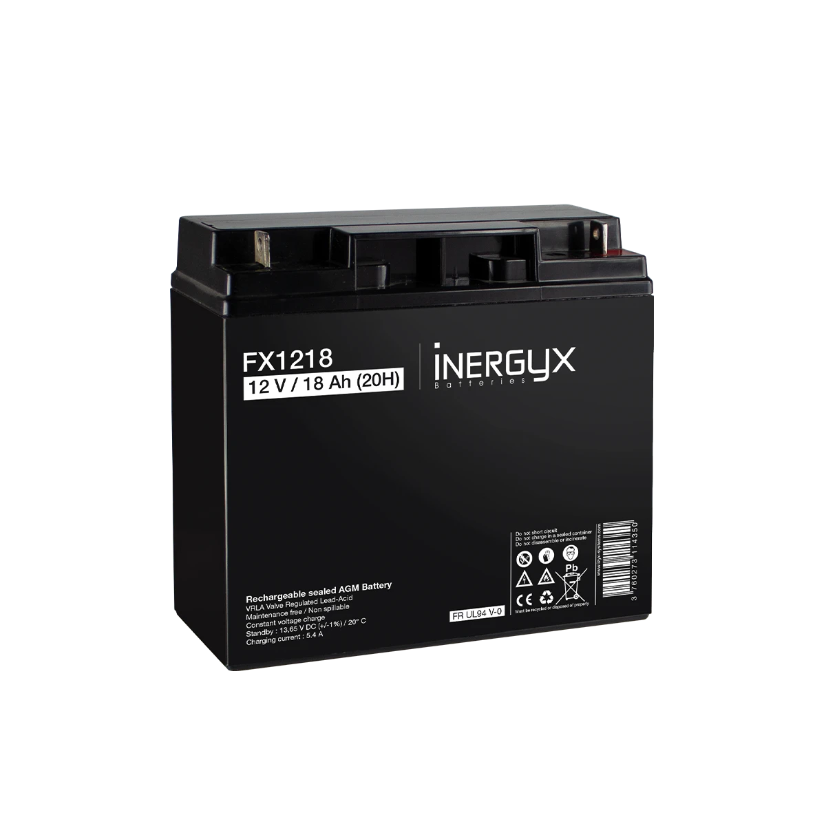 Batterie électrique 12V 18Ah IZYX-SYSTEMS