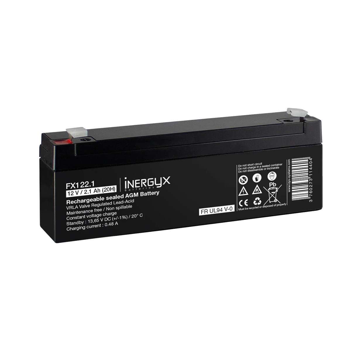 Batterie électrique 12V 2.1Ah IZYX-SYSTEMS