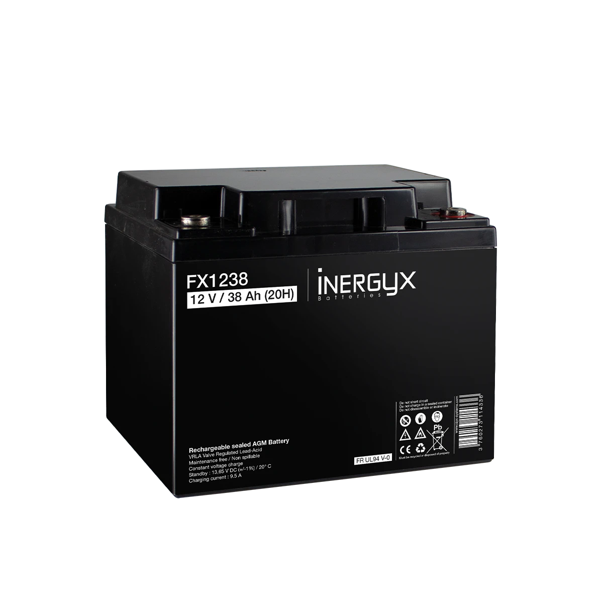 Batterie électrique 12V 38Ah IZYX-SYSTEMS