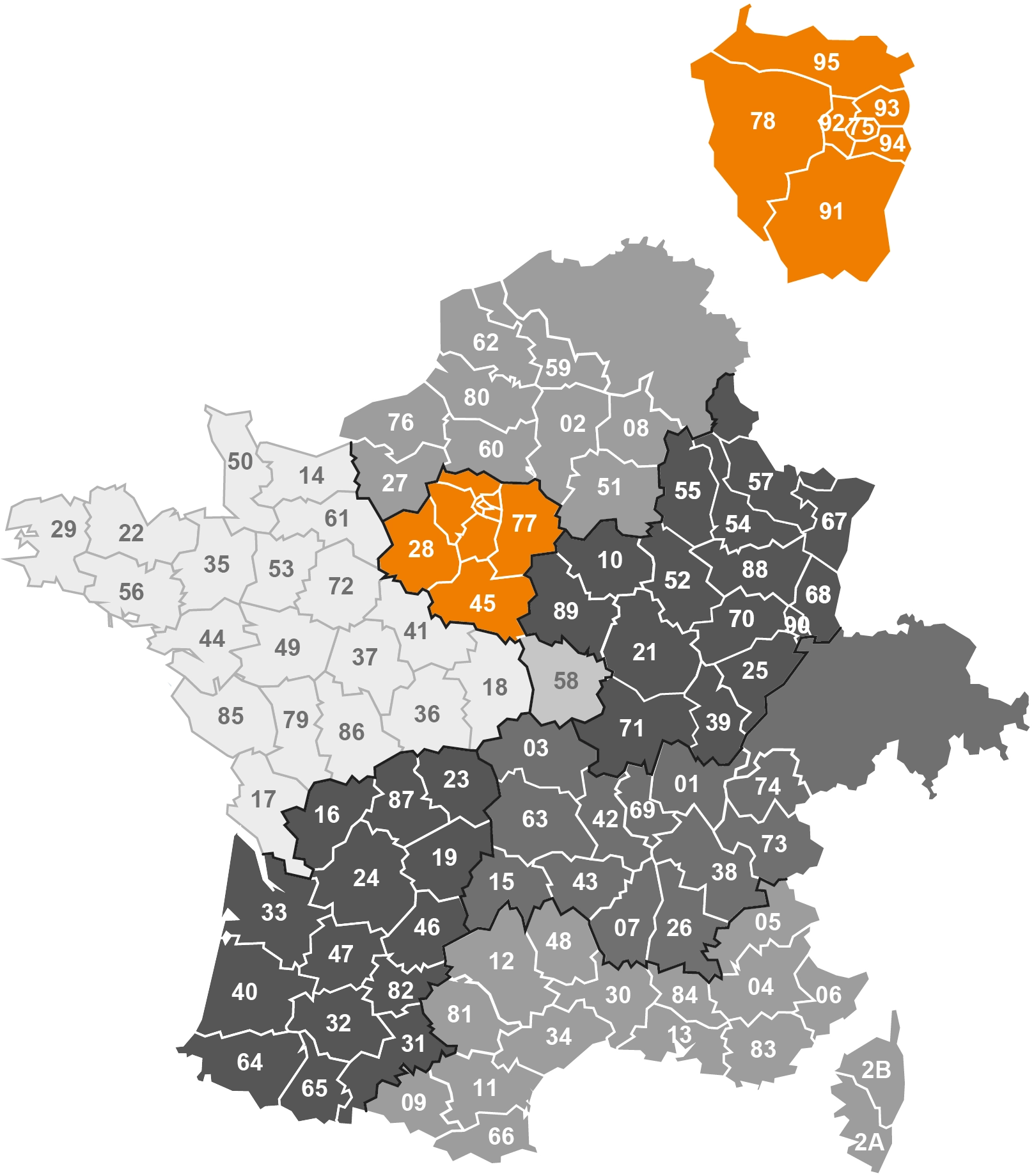 Secteur île de France | IZYX SYSTEMS