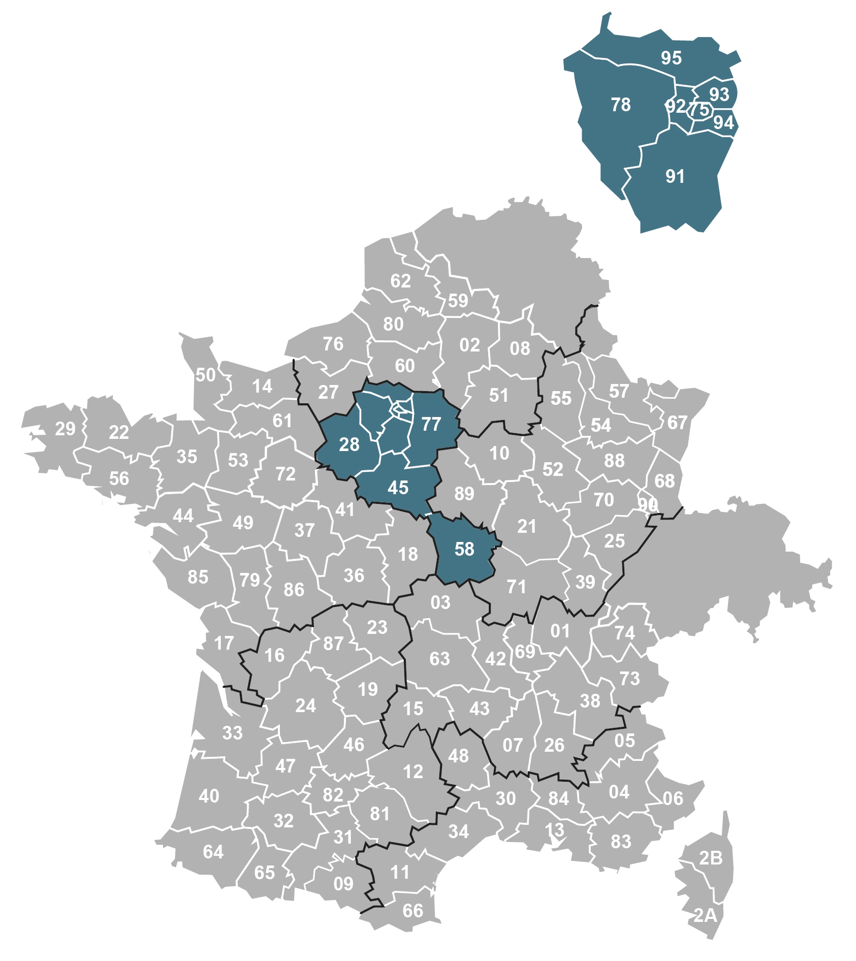 Secteur île de France | IZYX SYSTEMS Secteur île de France | IZYX SYSTEMS