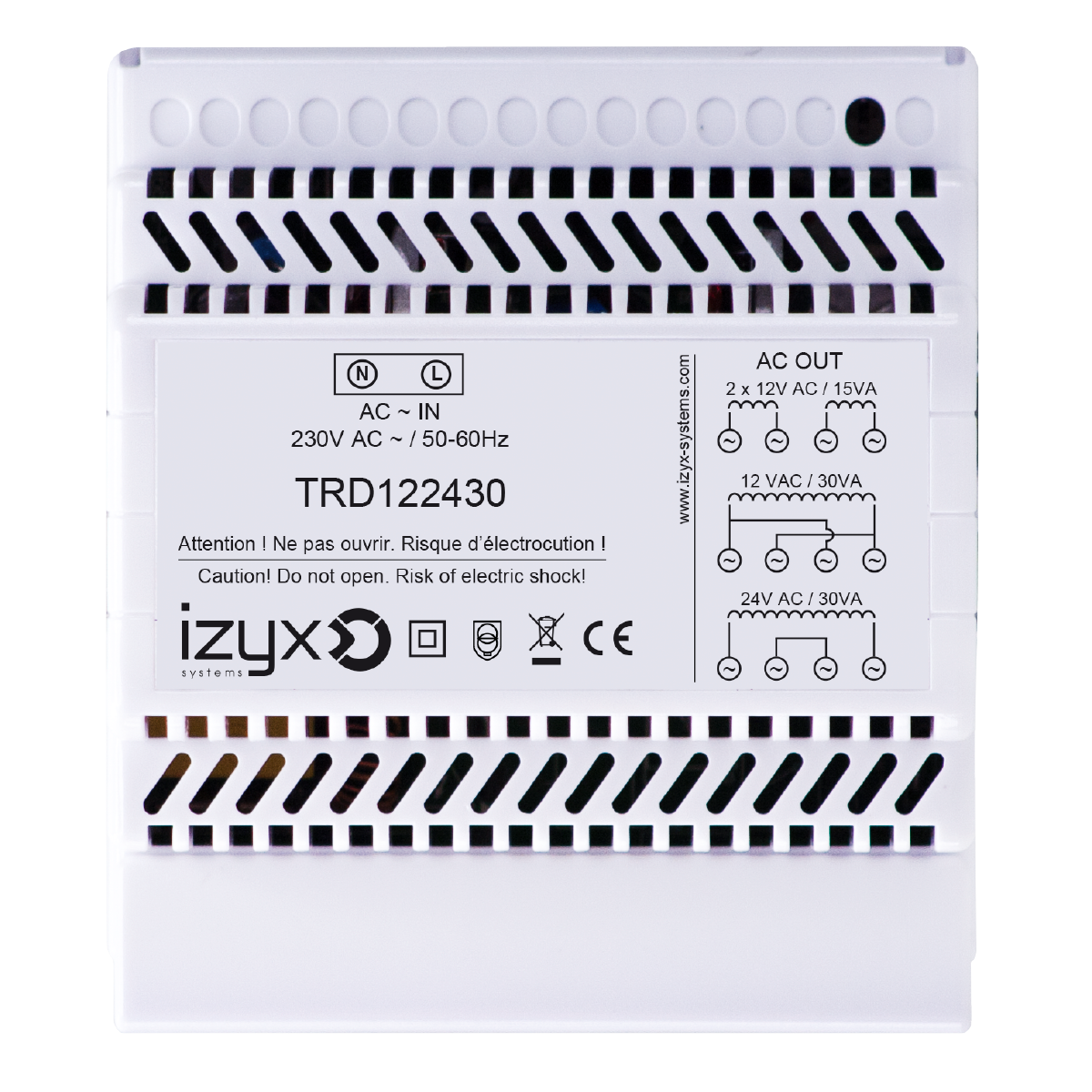 Transformateur électrique Rail DIN | IZYX-SYSTEMS